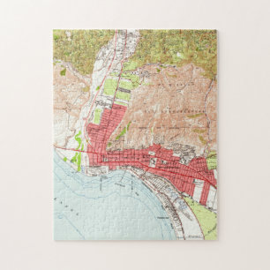 Alte Karte von Ventura California (1951) Puzzle
