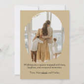 Alte Karte Weihnachtsbaum (Rückseite)