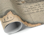 Alte Karten Muster Geschenkpapier (Rolleneckpunkt)