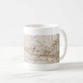 Alte Karten-Tasse Tamworths Kaffeetasse (VorderseiteRechts)