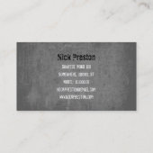 Alte Kassette DJ-Visitenkarte Visitenkarte (Rückseite)