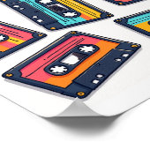 Alte Kassetten Poster (Ecke)