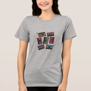 Alte Kassetten Tri-Blend Shirt