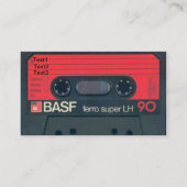 Alte KassettenVisitenkarte Visitenkarte (Rückseite)