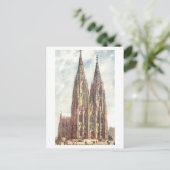 Alte Kathedrale in Köln Postkarte (Stehend Vorderseite)
