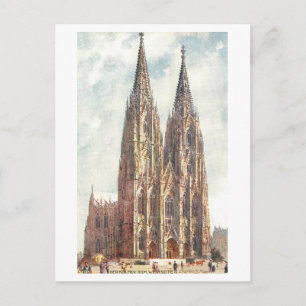 Alte Kathedrale in Köln Postkarte