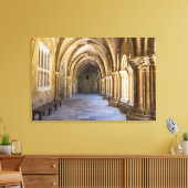 Alte Kathedrale Kloster Hallway Leinwanddruck (Insitu (Wohnzimmer))