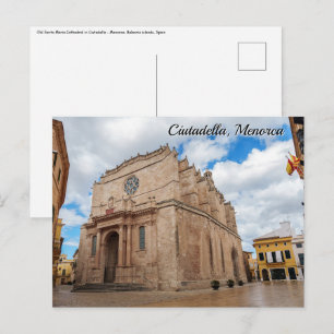 Alte Kathedrale Santa Maria in Ciutadella - Menorc Postkarte