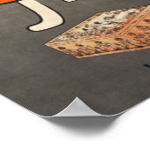 Alte Keks-Werbung Poster (Ecke)