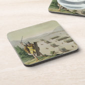 Alte Kelten oder Gauls im Kampf, c.1800-18 (colou Getränkeuntersetzer (Linke Seite)