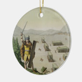 Alte Kelten oder Gauls im Kampf, c.1800-18 (colou Keramikornament (Links)