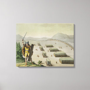 Alte Kelten oder Gauls im Kampf, c.1800-18 (colou Leinwanddruck