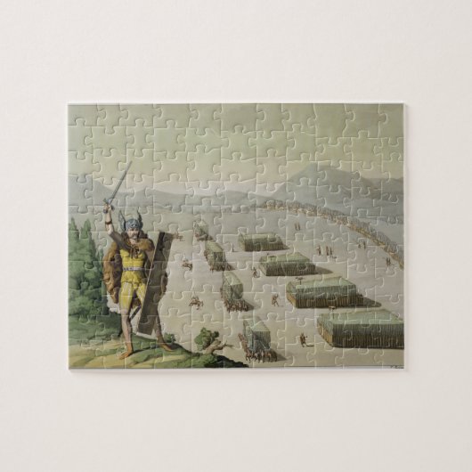 Alte Kelten oder Gauls im Kampf, c.1800-18 (colou Puzzle (Horizontal)