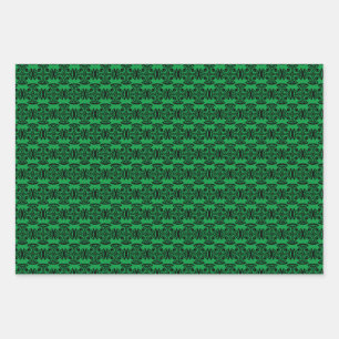 Alte keltische Kreuz-Knotenarbeit Fine Art Geschenkpapier Set