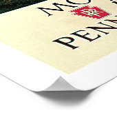 Alte Kentucky, Pennsylvania Eisenbahn Jahrgang Rei Poster (Ecke)