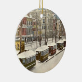 Alte Keramik New Orleans Keramik Ornament (Rechts)