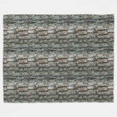 Alte Kiefern-Barke Fleecedecke (Vorderseite (Horizontal))