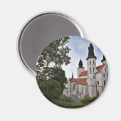 Alte Kirche in Visby Schweden Magnet (Vorderseite/Rückseite)