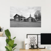 Alte Kirche und Pariser Haus Poster (Heimbüro)