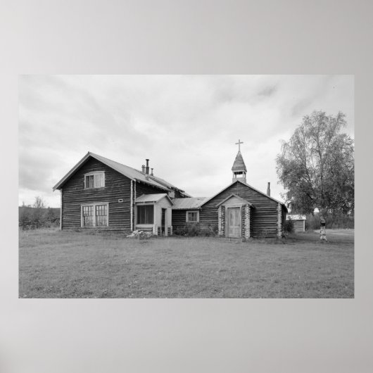 Alte Kirche und Pariser Haus Poster (Vorne)