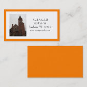 Alte Kirchen-Visitenkarte Visitenkarte (Vorne/Hinten)