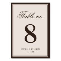 Alte Klasse Zeitlos Braun Creme Hochzeit