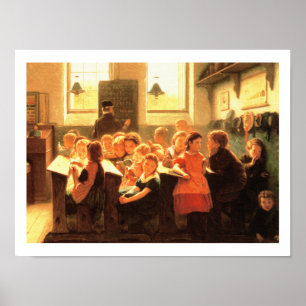 Alte Klassenzimmer Bilder von Jacob Taanman Poster
