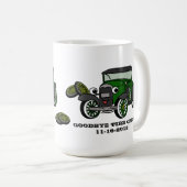 Alte Klassikerauto im Ruhestand Kaffeetasse (VorderseiteRechts)