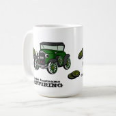 Alte Klassikerauto im Ruhestand Kaffeetasse (Vorderseite Links)