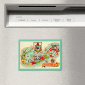 Alte Klassische Bermuda Karte Magnet (In Situ (Geschirrspüler))