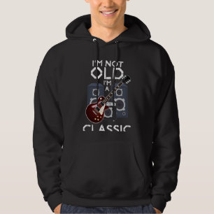 Alte klassische Gitarre Geburtstags Gitarrist Musi Hoodie