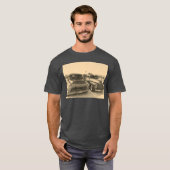 Alte klassische LKWs Autoskizze T-Shirt (Vorne ganz)