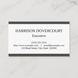 Alte, klassische Visitenkarte