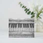 Alte Klavier Postkarte (Stehend Vorderseite)