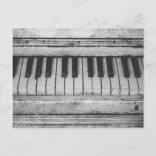 Alte Klavier Postkarte (Vorderseite)