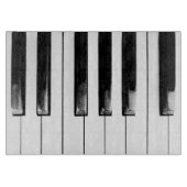 Alte Klaviertasten Schneidebrett (Vorderseite)