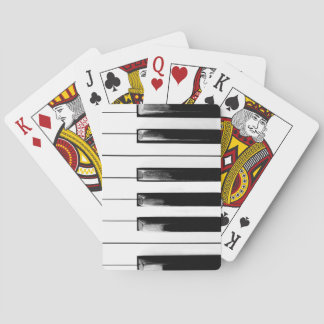 Alte Klaviertasten Spielkarten