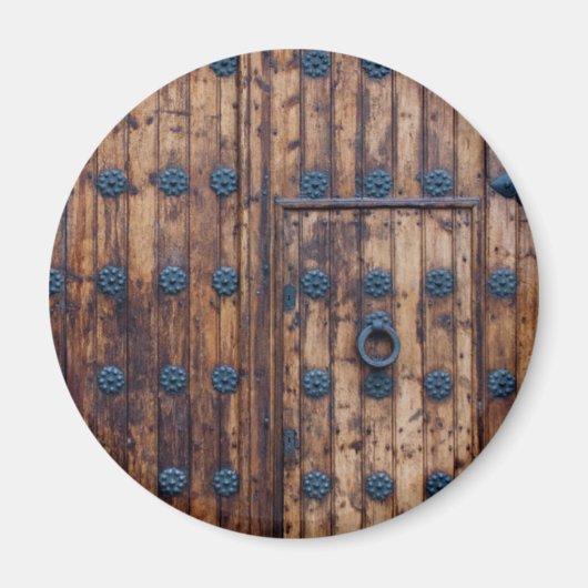 Alte kleine Tür innerhalb großer Türen Magnet (Vorne)