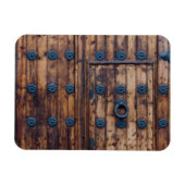 Alte kleine Tür innerhalb großer Türen Magnet (Horizontal)