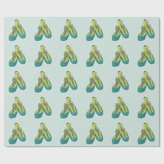 Alte Kletterschuhe Klettern Geschenkpapier (Flach)