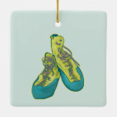 Alte Kletterschuhe Klettern Keramikornament (Rückseite)