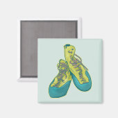 Alte Kletterschuhe Klettern Magnet (Vorderseite/Rückseite)