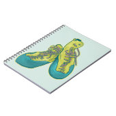 Alte Kletterschuhe Klettern Notizblock (Linke Seite)