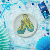 Alte Kletterschuhe Klettern Pappteller (Party)