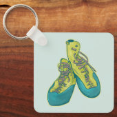 Alte Kletterschuhe Klettern Schlüsselanhänger (Vorderseite)