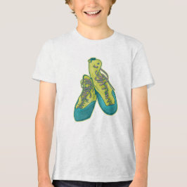 Alte Kletterschuhe Klettern Tri-Blend Shirt