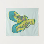 Alte Kletterschuhe Klettern Wandteppich (Vorderseite (Horizontal))