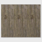 Alte Klotzbeschaffenheit Geschenkpapier (Flach)