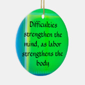 Alte Klugheits-Verzierung Keramikornament (Rechts)