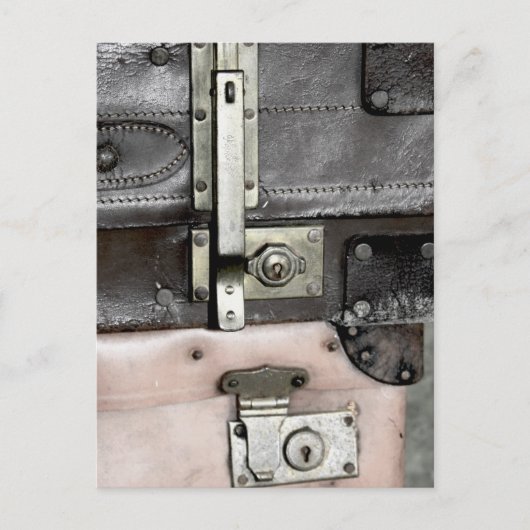 Alte Koffer Postkarte (Vorderseite)